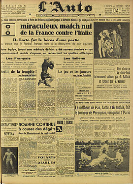 Laurent Di Lorto, le petit goal martégal qui défia l’Italie Martigues